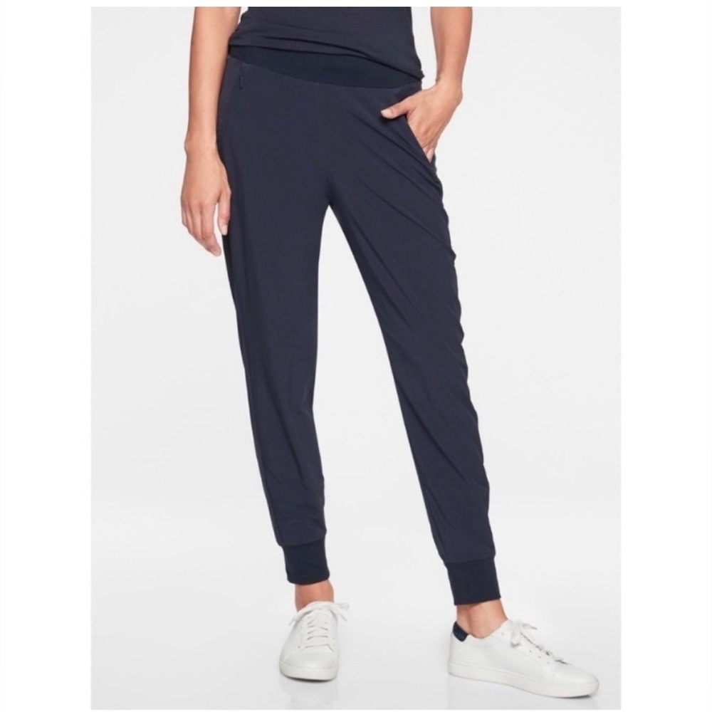 Athleta Soho Navy Blue Jogger Pants Size 2